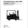 Landoll Drexel Forklift SLF Series Parts Service Manual 1