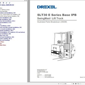 Landoll Drexel SLT22 SLT30 SLT35 Repair Service Technical OM PM