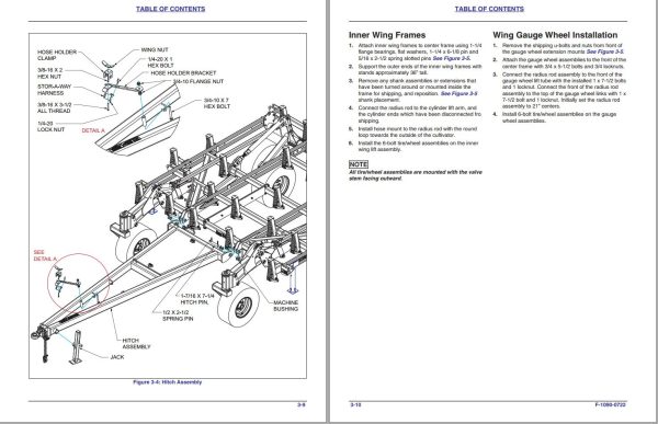 Landoll Field Cultivators 9650FH Operator’s Manual F 1090 0722 1 1