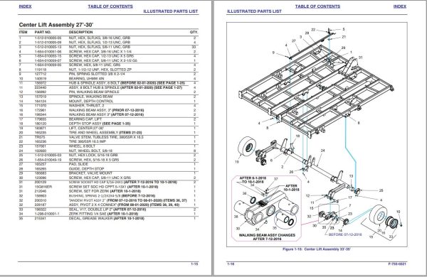 Landoll Finisholl 8530 Parts Manual F 755 0321 1