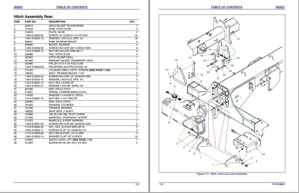 Landoll Folding Grain Drill 5540 50 Parts Manual F 976 0620 1