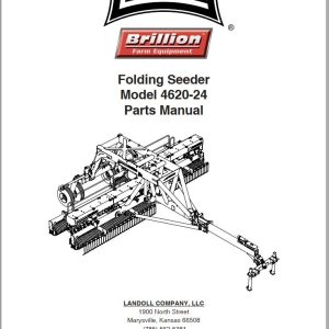 Landoll Folding Seeder 4620 24 Parts Manual F 885 0322