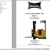 Landoll Forklift SLC25AC HD SLC30AC HD Series 2 Operator Maintenance Parts Manual