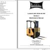 Landoll Forklift SLC25AC HD SLC30AC HD Series 2 Operator Maintenance Parts Manual 1