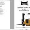 Landoll Forklift SLC25AC HD SLC30AC HD Series 2 Operator Maintenance Parts Manual 2