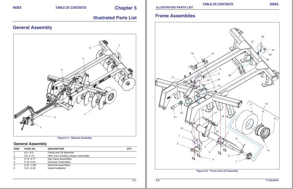 Landoll Icon Construction Disc 6510 Service and Parts Manual F 753 0919 1