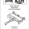 Landoll Icon Speed Blade 1242 1642 Service and Parts Manual F 923 1117