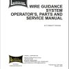 Landoll Landguide Wire Guidance System Forklift SLT Operators Parts Service Manual