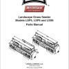 Landoll Landscape Grass Seeder LSP5 LSP6 LSS6 Part Manual 7K457 0221