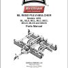 Landoll Rigid Pulvi Mulcher ML to 2553 ML Parts Manual 1K975rev0117A
