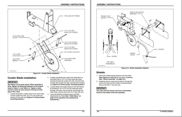 Landoll Row Crop Cultivator 2000 Series Operator’s Manual F 140 0512 1