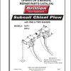 Landoll Subsoil Chisel Plow SCP 1 SCP 2 Parts Operator’s Manual 6K007