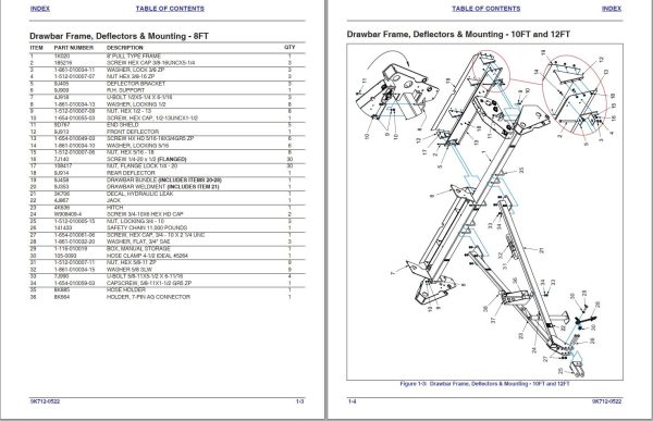 Landoll Sure Stand Seeder SS108 to SSP112 Mid Size Parts Manual 9K712 0522 1