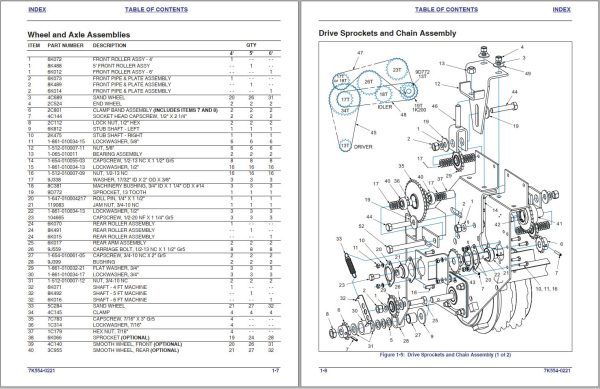 Landoll Sure Stand Seeder SSP4 SSP5 SSP6 Parts Manual 7K554 0221 1