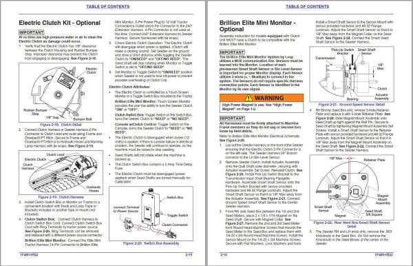 Landoll Sure Stand Seeder SSSB8 to SSBP12 Operator’s Manual 1P480 0522 1