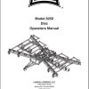 Landoll Tandem Disc Harrow 6250 Operator’s Manual F 733 1120