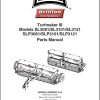 Landoll Turfmaker III SL3081 To SLP3121 Parts Manual 1P123 0522