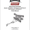 Landoll Wing Floating Pulverizer PWFPD23 37 WFPO23 37 WFPC23 37 Parts Manual F 1109 1121