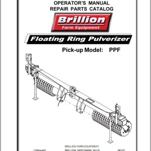 Landoll loating Ring Pulverizer PPF Operator’s Repair Parts Catalog 6K107