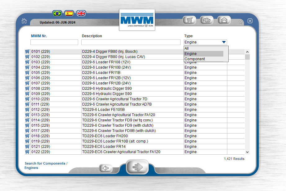 MWM Motores Diesel EPC 06.2024 Spare Parts Catalogue 3