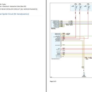 Porsche 911 Dakar 992 2023 Electrical Wiring Diagram 1