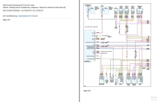 Porsche Panamera 971 2023 Electrical Wiring Diagram 1