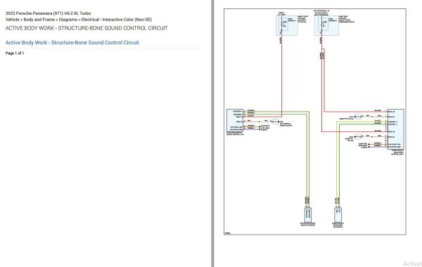 Porsche Panamera 971 2023 Electrical Wiring Diagram 2