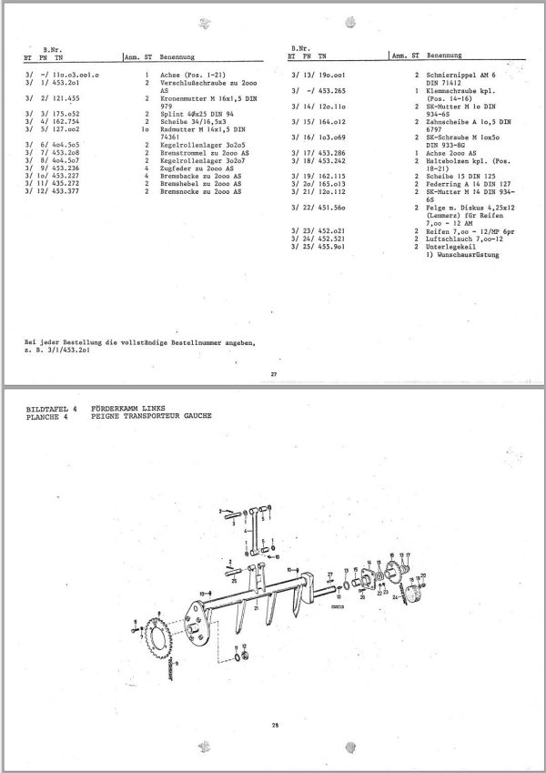 Pottinger Agricultural 10 Parts Catalog 1