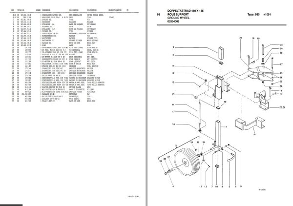 Pottinger Agricultural 3 On land Parts Catalog 1