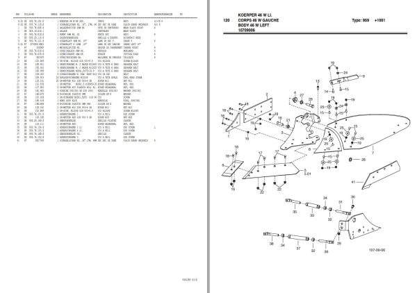 Pottinger Agricultural 55 S 02.09 Parts Catalog 1