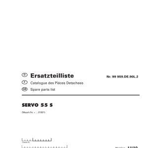 Pottinger Agricultural 55 S 11.10 Parts Catalog 1