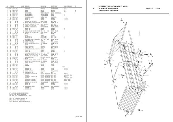 Pottinger Agricultural Boss 1 T Parts Catalog 1