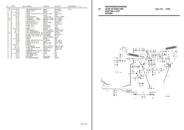 Pottinger Agricultural Boss I Parts Catalog 1