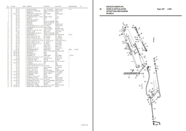 Pottinger Agricultural Boss Junior II T 2 T 22 T Parts Catalog 1
