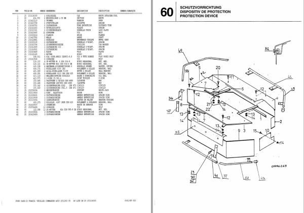 Pottinger Agricultural CAT 190 Economy Parts Catalog 1
