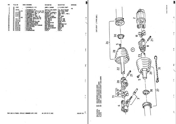 Pottinger Agricultural CAT 270 F Parts Catalog 1