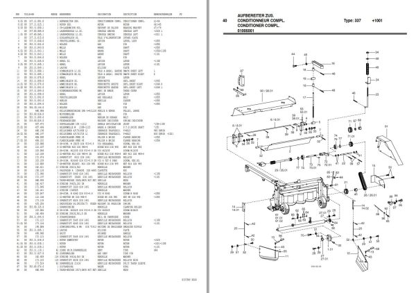 Pottinger Agricultural CAT 310 T Parts Catalog 1
