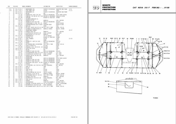 Pottinger Agricultural CAT Nova 310 F Parts Catalog 1