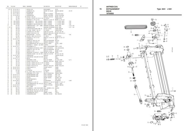 Pottinger Agricultural CAT Nova 3100 T Parts Catalog 1