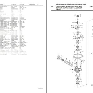 Pottinger Agricultural Eurocat 276 F Parts Catalog 1