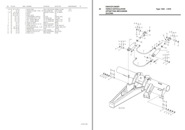 Pottinger Agricultural Europrofi 4000 Parts Catalog 1