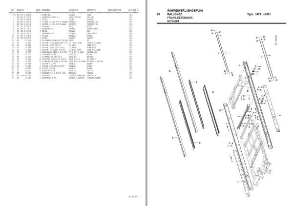Pottinger Agricultural Europrofi 4510 Combiline Parts Catalog 1