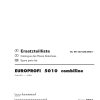 Pottinger Agricultural Europrofi 5010 Combiline Parts Catalog
