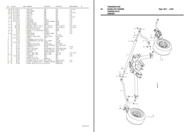 Pottinger Agricultural Eurotop 421 A Parts Catalog 1