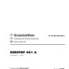 Pottinger Agricultural Eurotop 461 A Parts Catalog
