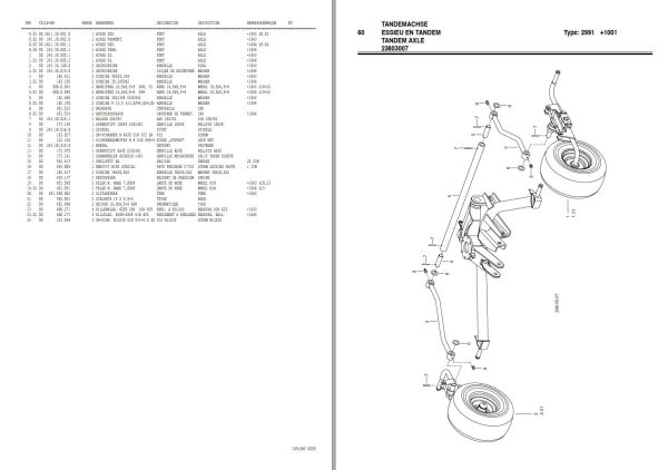 Pottinger Agricultural Eurotop 461 A Parts Catalog 1