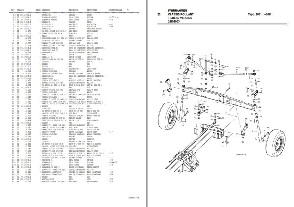 Pottinger Agricultural Eurotop 851 Multitast Parts Catalog 1