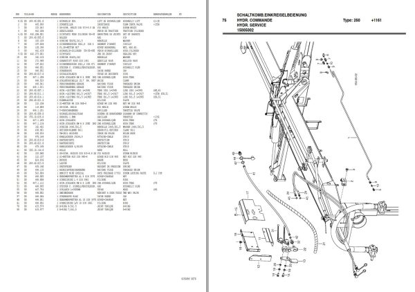 Pottinger Agricultural Eurotop 881 A Parts Catalog 1