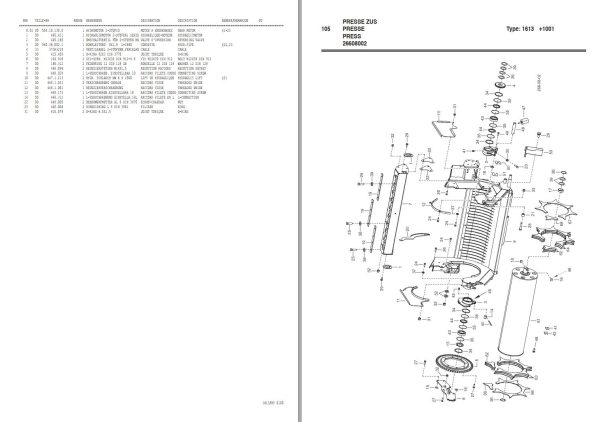 Pottinger Agricultural Faro 4500 Parts Catalog 1