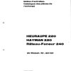Pottinger Agricultural Heuraupe 220 Parts Catalog